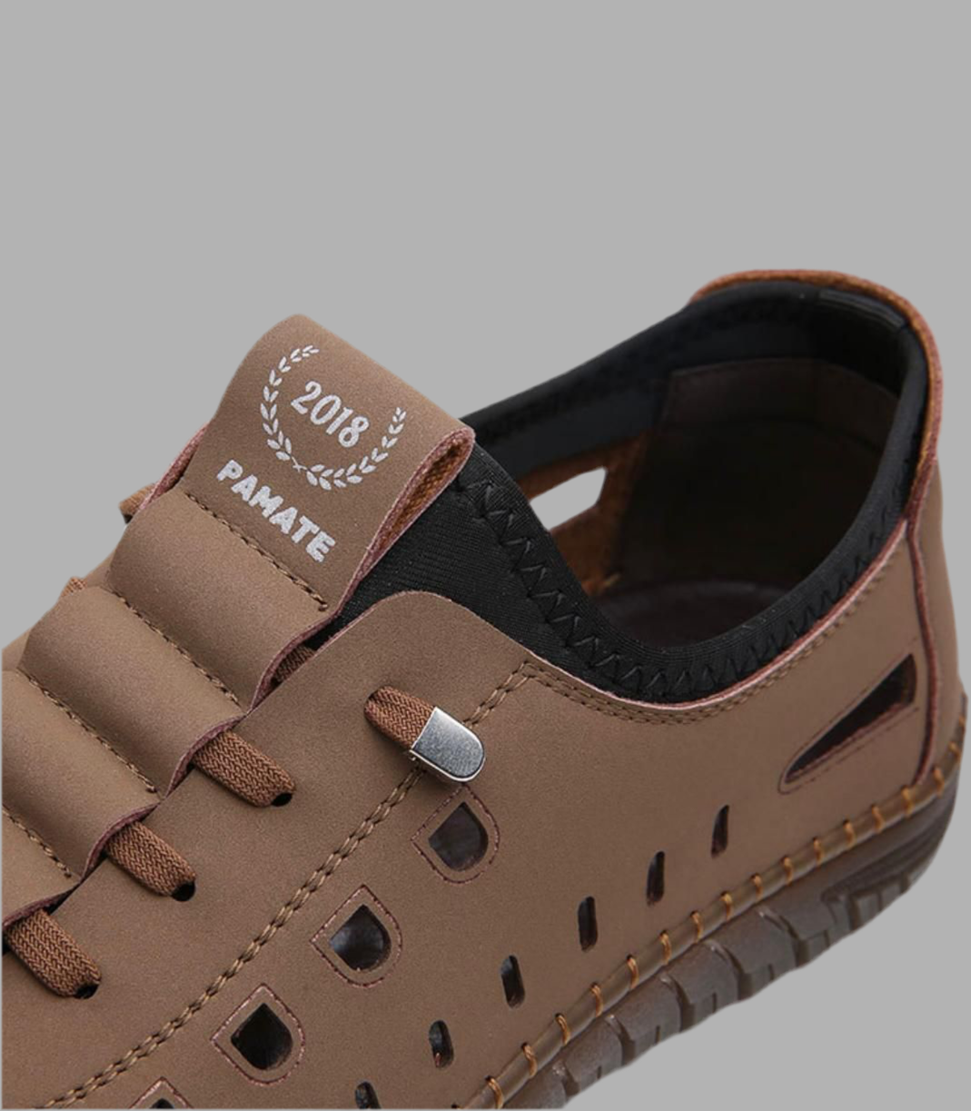 VERO Brown Men's Stylish Laser Cut Tan Casual Shoes