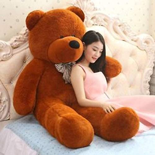 AVSHUB Teddy Bear for Girl Toys Skin Friendly Ultra Soft Giant Stuffed for Baby and Girl (3 Feet) (Purple) Valentine Day