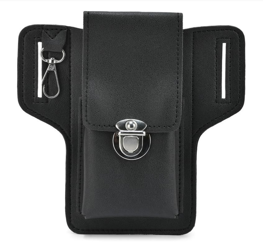 MAGMA Men's PU Leather Phone Case with Belt Loop